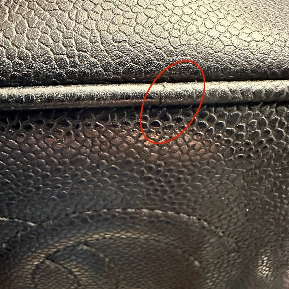 🖤Rare Chanel caviar, vintage vanity, cosmetic, toiletry bag - Picture 16 of 16